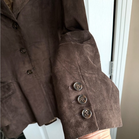 Danier Suede Blazer Jacket - Vintage, Mens - Picture 4 of 5